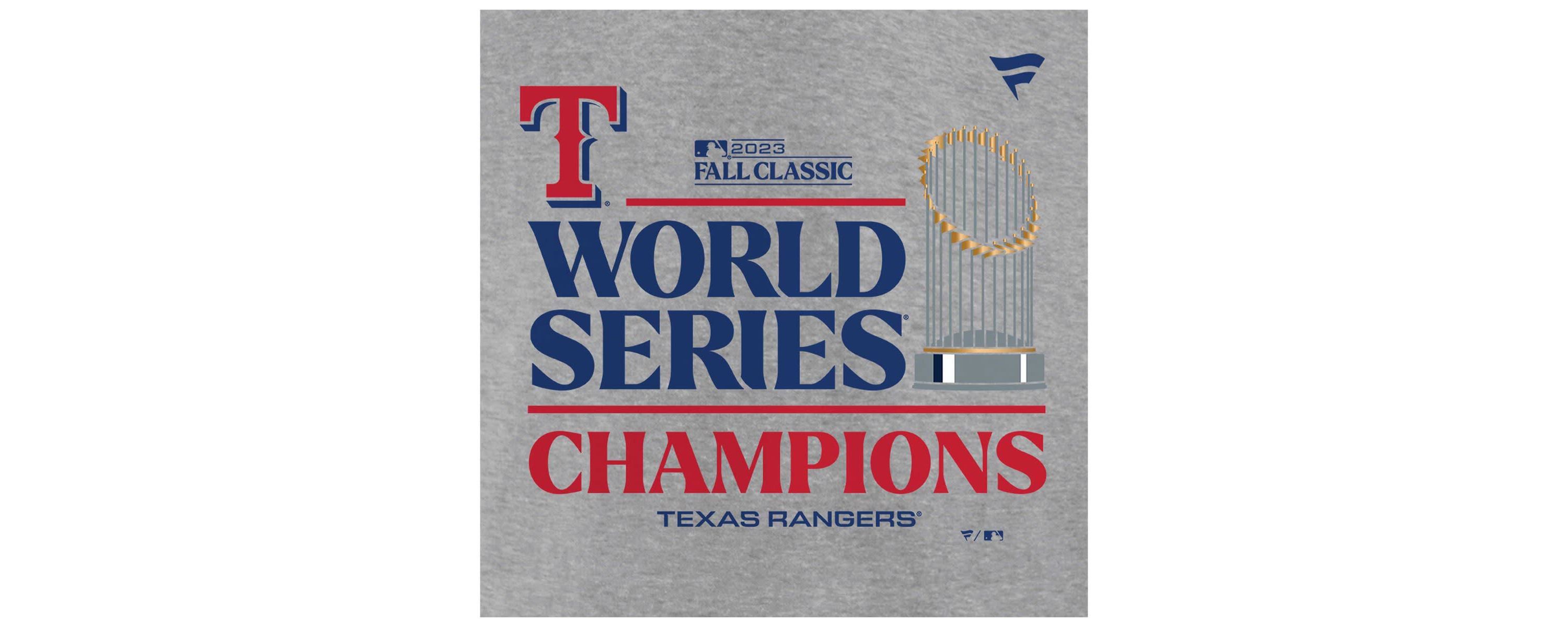 MLB Fanatics Texas Rangers 2023 World Series s Locker Room Big & Tall T-Shirt
