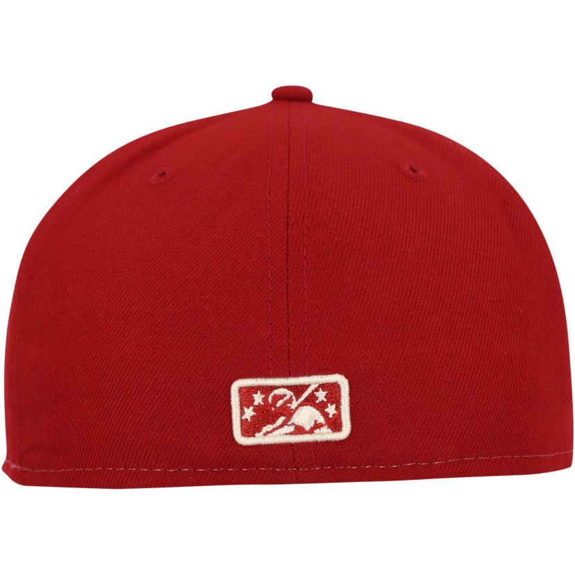 MiLB White/Red Inland Empire 66ers Theme Night Redlands Pickers 59FIFTY Fitted Hat