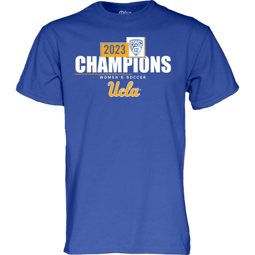 NCAA Unisex UCLA Bruins 2023 Pac-12 Soccer Regular Season s Locker Room T-Shirt