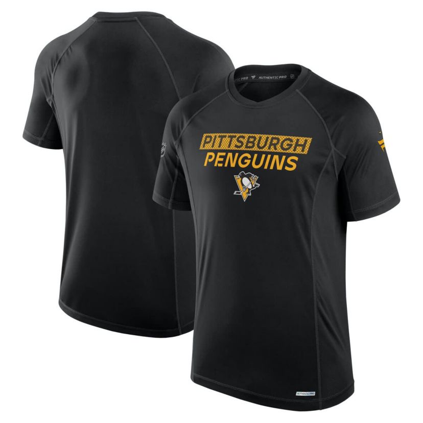 NHL Fanatics Pittsburgh Penguins Authentic Pro Rink Tech T-Shirt