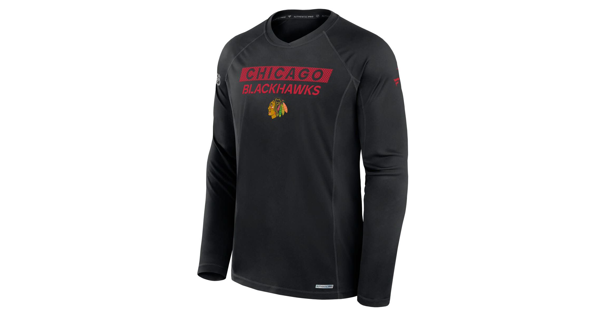 NHL Fanatics Chicago Blackhawks Authentic Pro Rink Tech Long Sleeve T-Shirt
