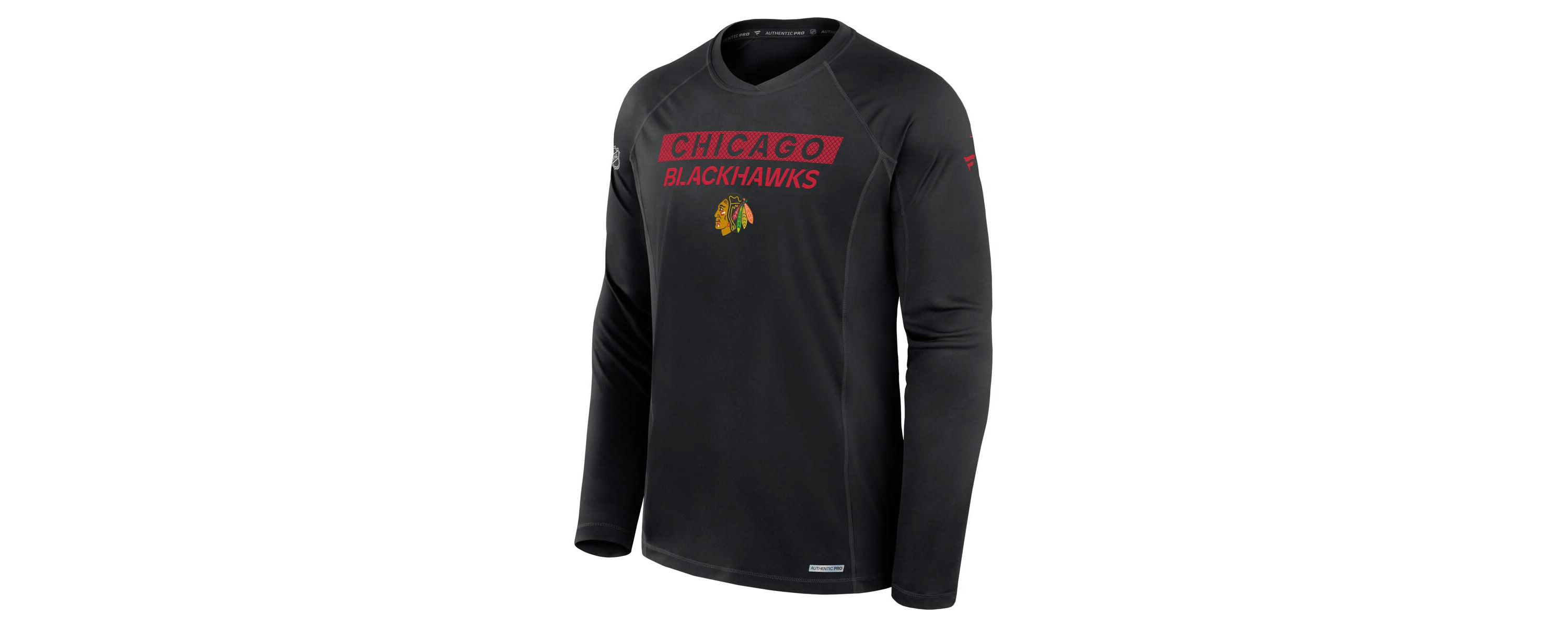 NHL Fanatics Chicago Blackhawks Authentic Pro Rink Tech Long Sleeve T-Shirt