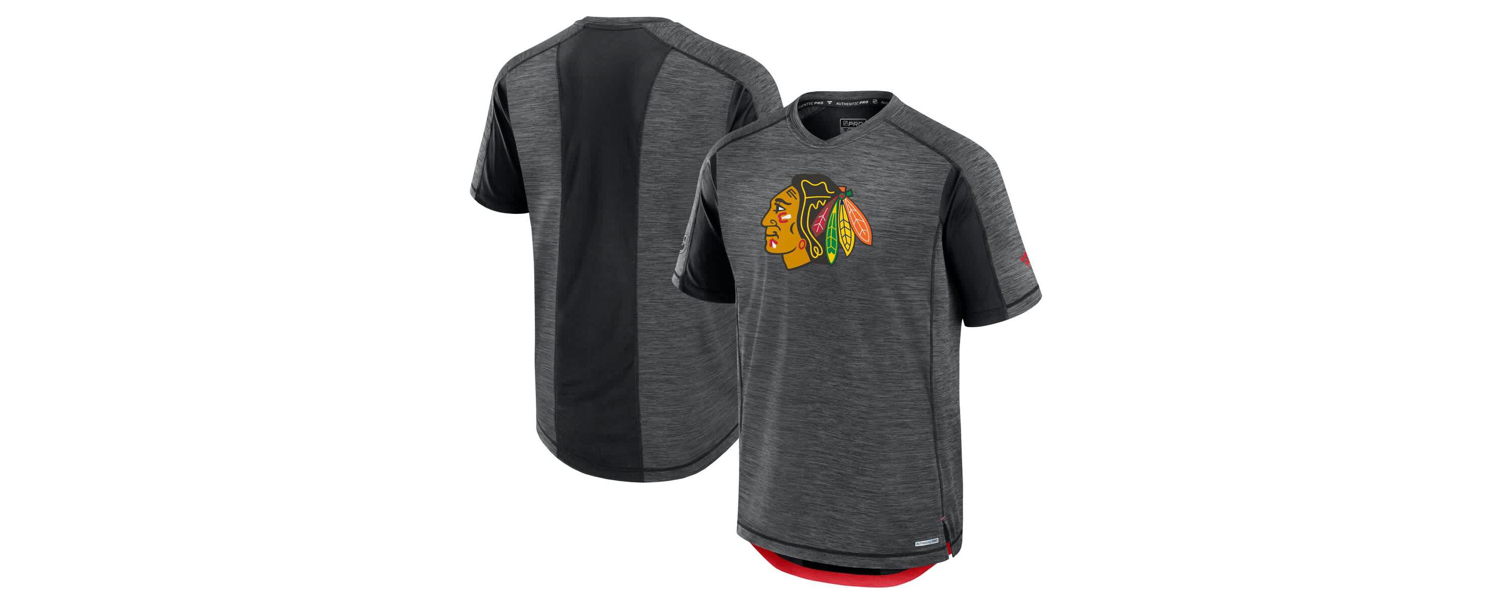 NHL Fanatics Chicago Blackhawks Authentic Pro Rink Tech T-Shirt