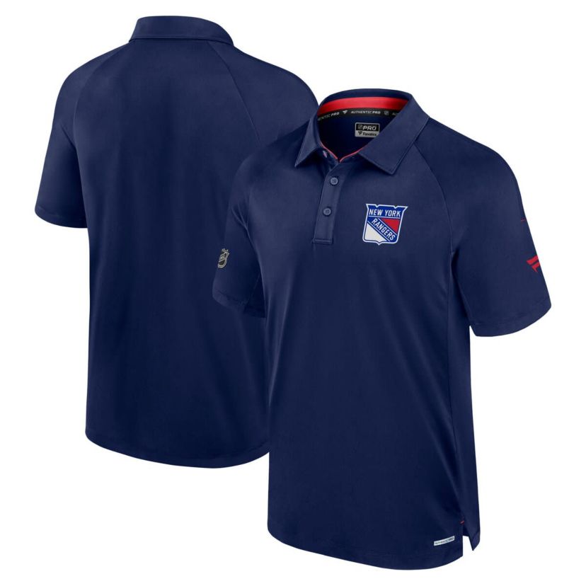 NHL Fanatics New York Rangers Authentic Pro Rink Polo