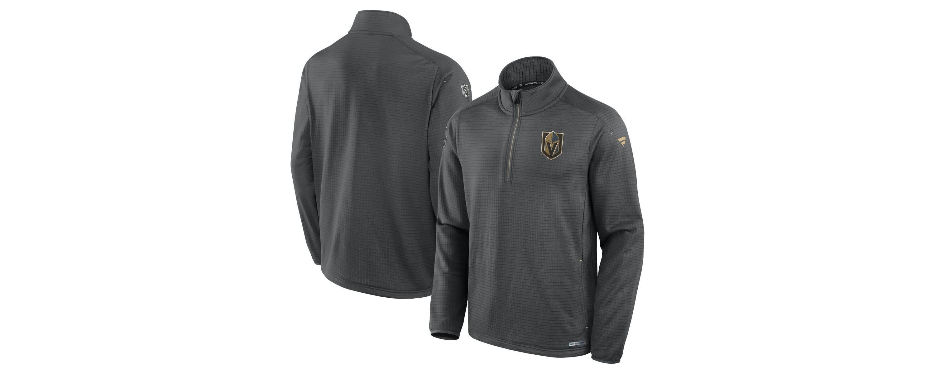 NHL Fanatics Vegas Golden Knights Authentic Pro Rink Quarter-Zip Jacket