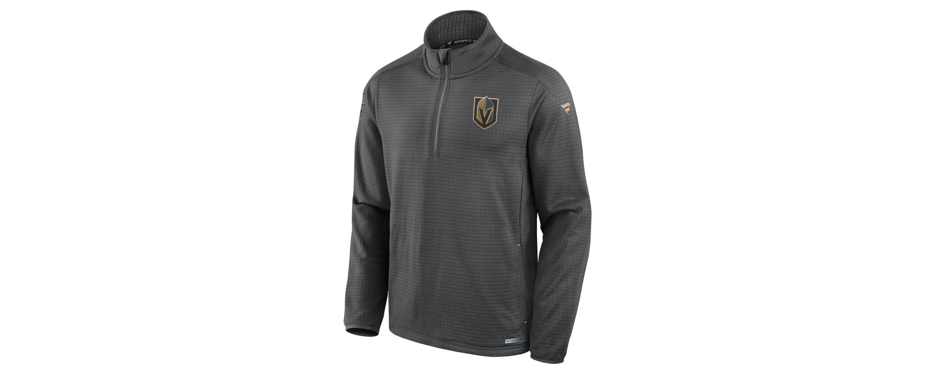 NHL Fanatics Vegas Golden Knights Authentic Pro Rink Quarter-Zip Jacket