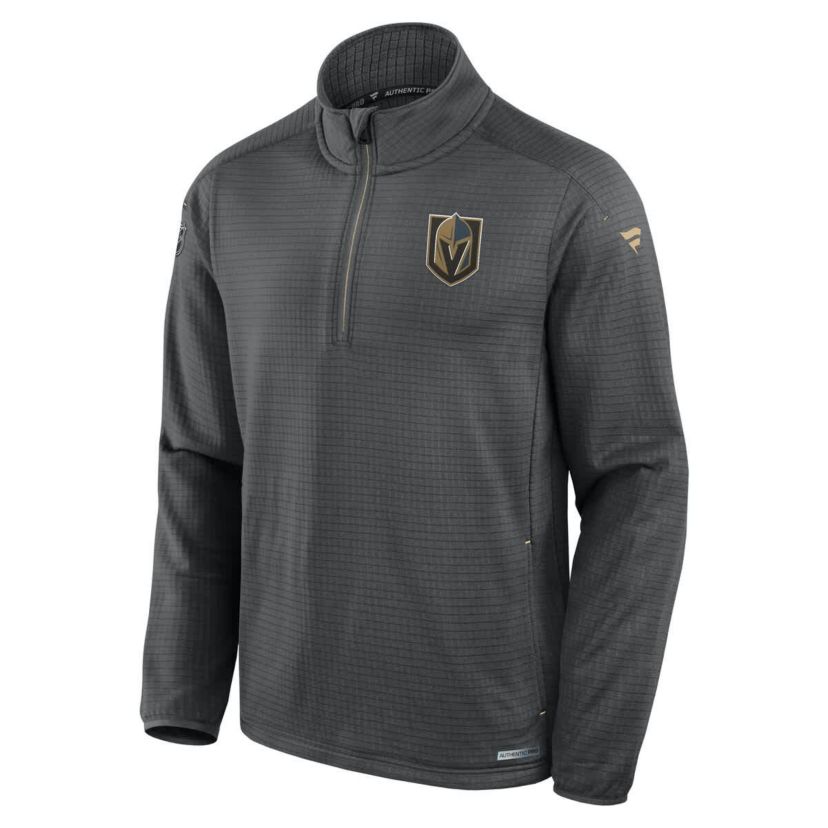 NHL Fanatics Vegas Golden Knights Authentic Pro Rink Quarter-Zip Jacket