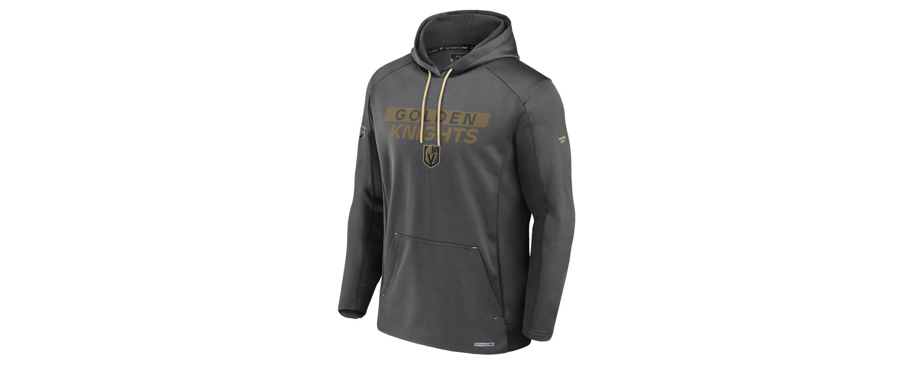 NHL Fanatics Vegas Golden Knights Authentic Pro Rink Fleece Pullover Hoodie