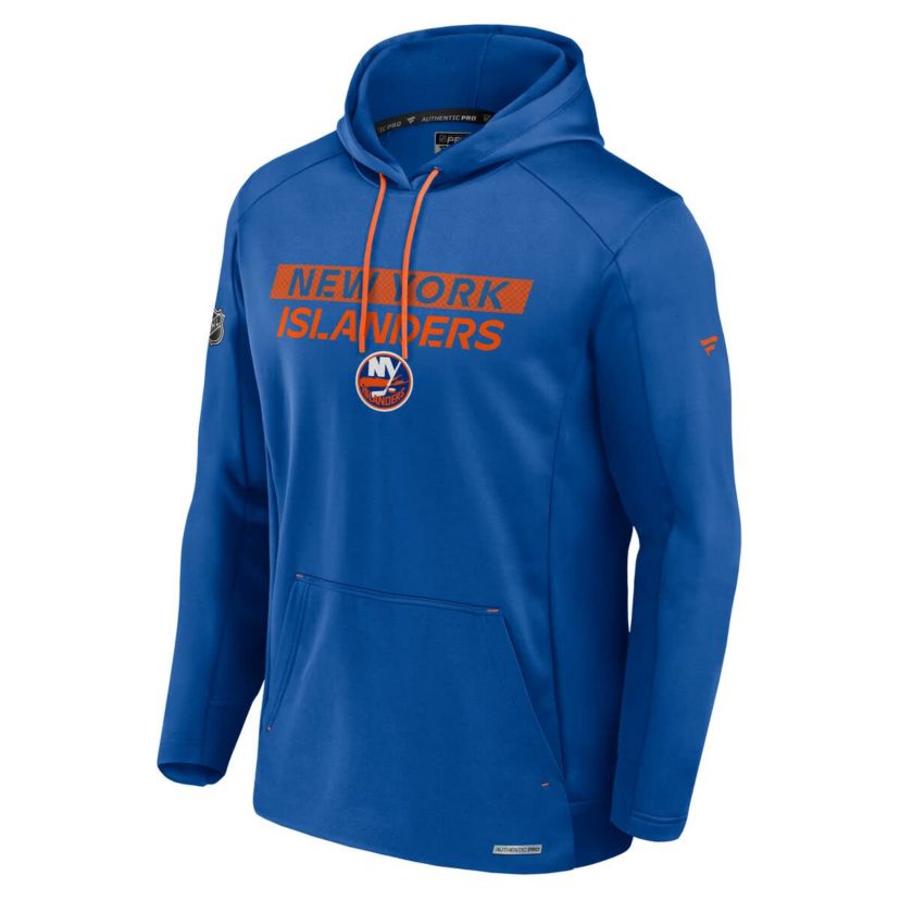 NHL Fanatics New York Islanders Authentic Pro Rink Fleece Pullover Hoodie