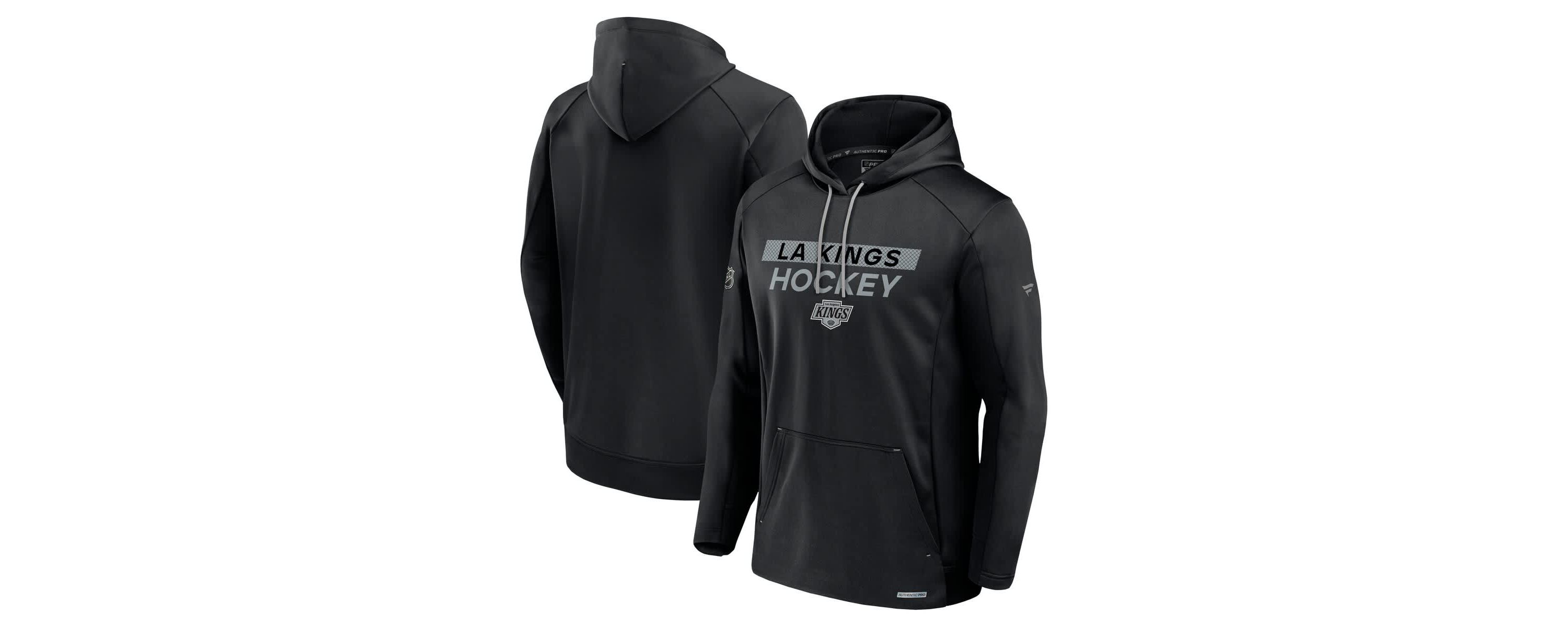 NHL Fanatics Los Angeles Kings Authentic Pro Rink Fleece Pullover Hoodie
