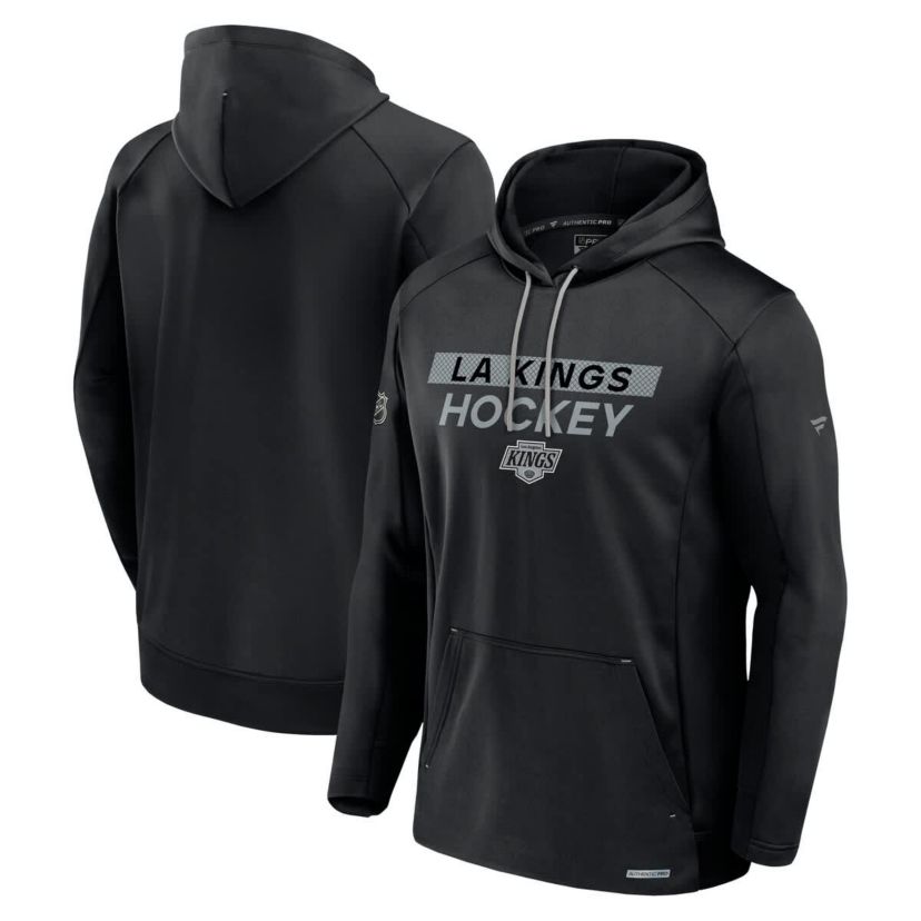 NHL Fanatics Los Angeles Kings Authentic Pro Rink Fleece Pullover Hoodie