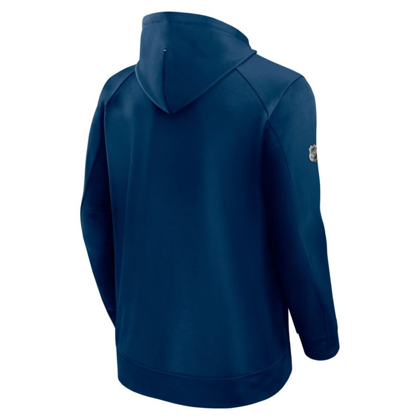 NHL Fanatics Deep Sea Seattle Kraken Authentic Pro Rink Fleece Pullover Hoodie