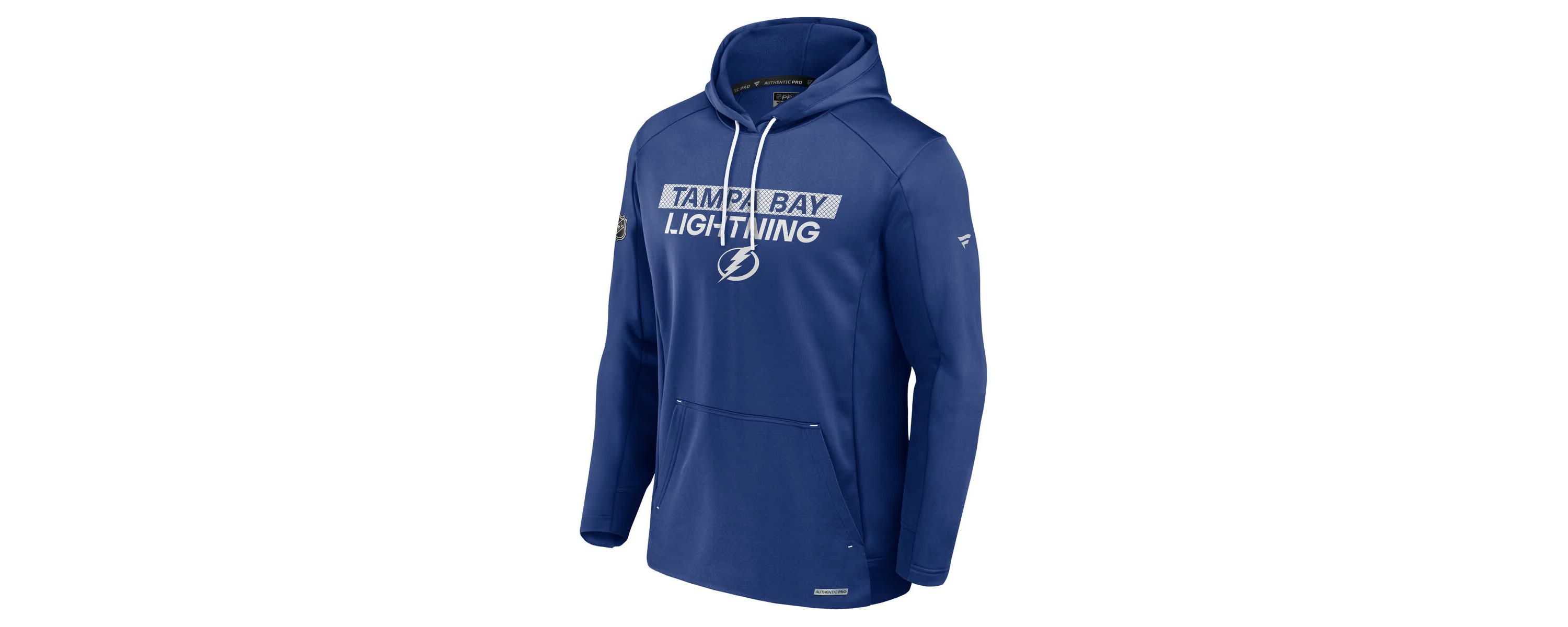 NHL Fanatics Tampa Bay Lightning Authentic Pro Rink Fleece Pullover Hoodie
