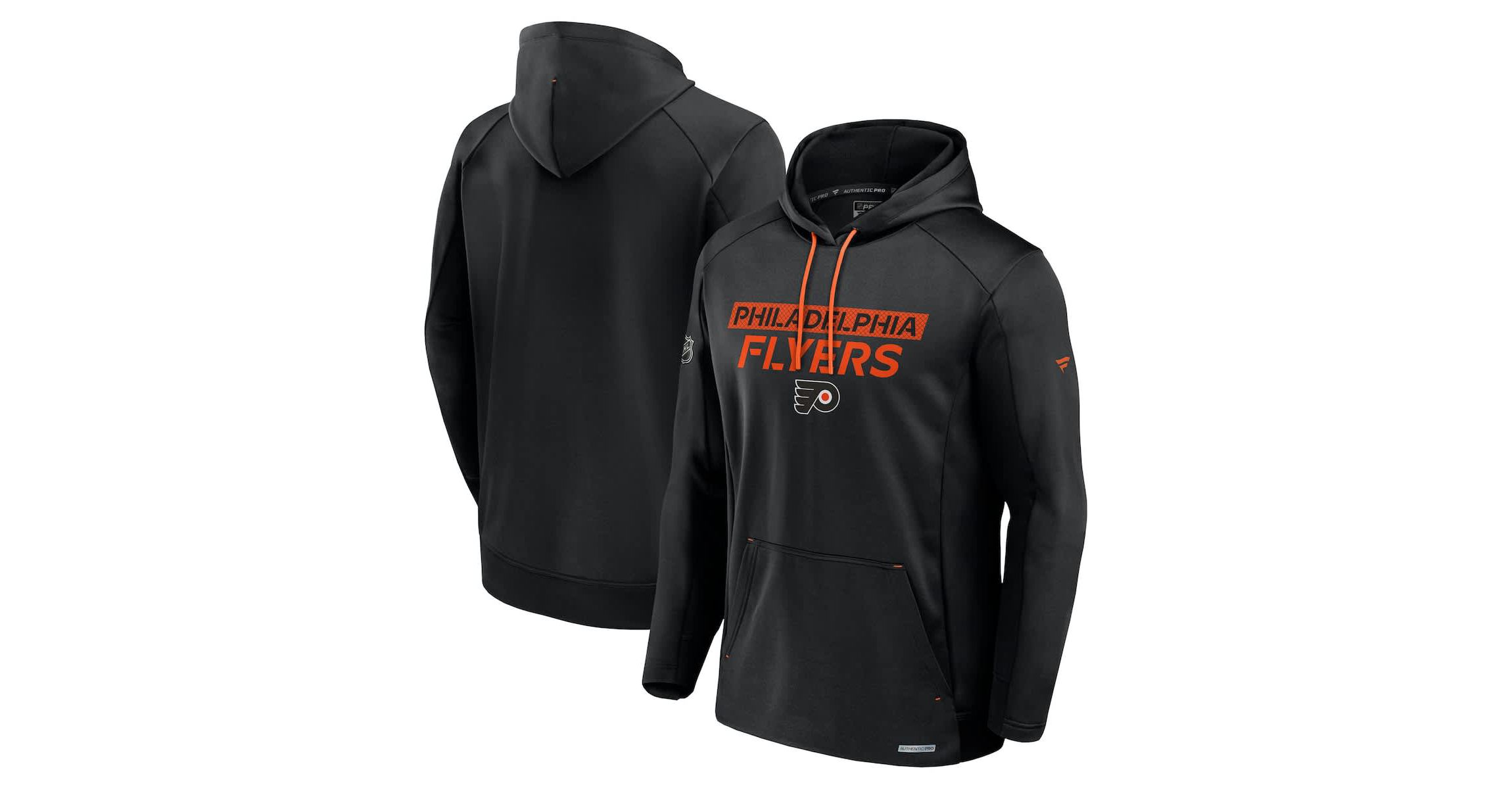 NHL Fanatics Philadelphia Flyers Authentic Pro Rink Fleece Pullover Hoodie