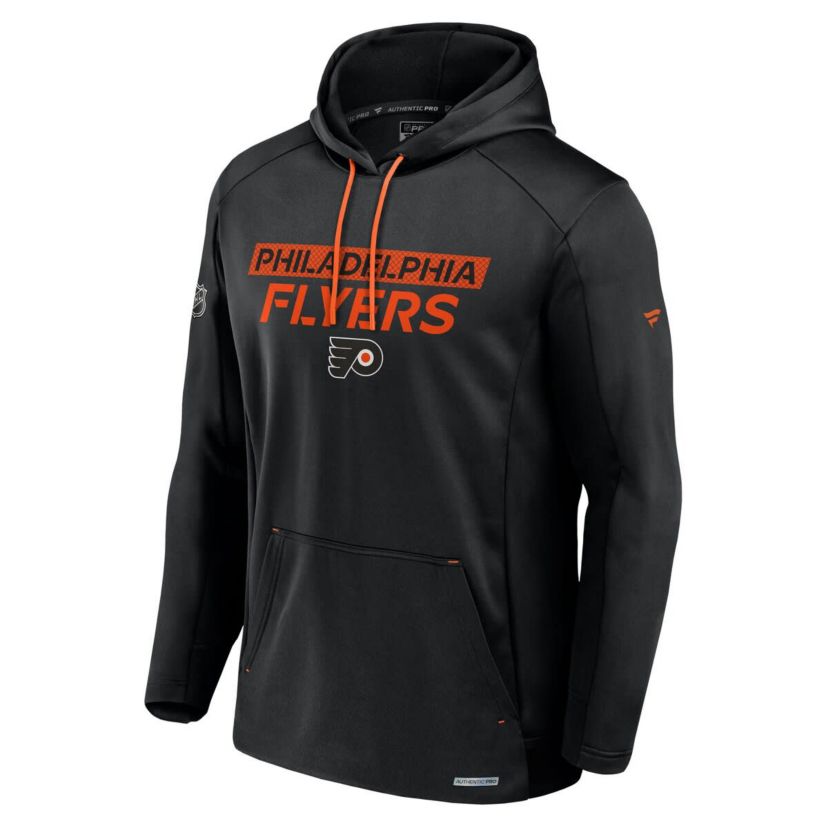 NHL Fanatics Philadelphia Flyers Authentic Pro Rink Fleece Pullover Hoodie