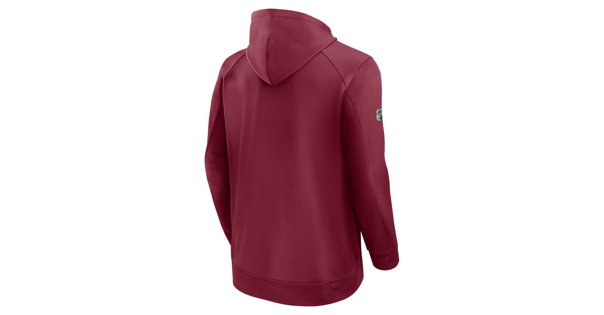 NHL Fanatics Colorado Avalanche Authentic Pro Rink Fleece Pullover Hoodie