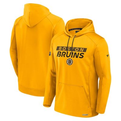 Fanatics Men's NHL Pro Rink Fleece Pullover Hoodie, Gold, Small