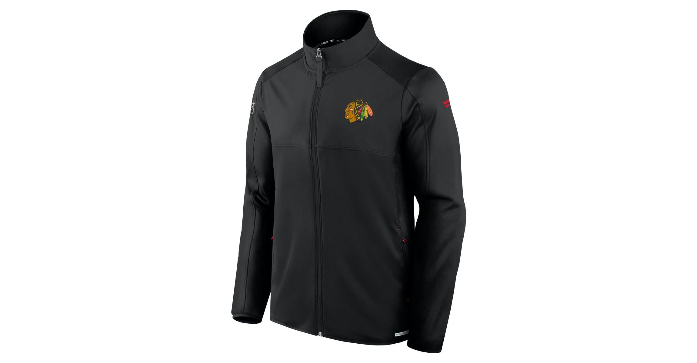 NHL Fanatics Chicago Blackhawks Authentic Pro Rink Fleece Full-Zip Jacket