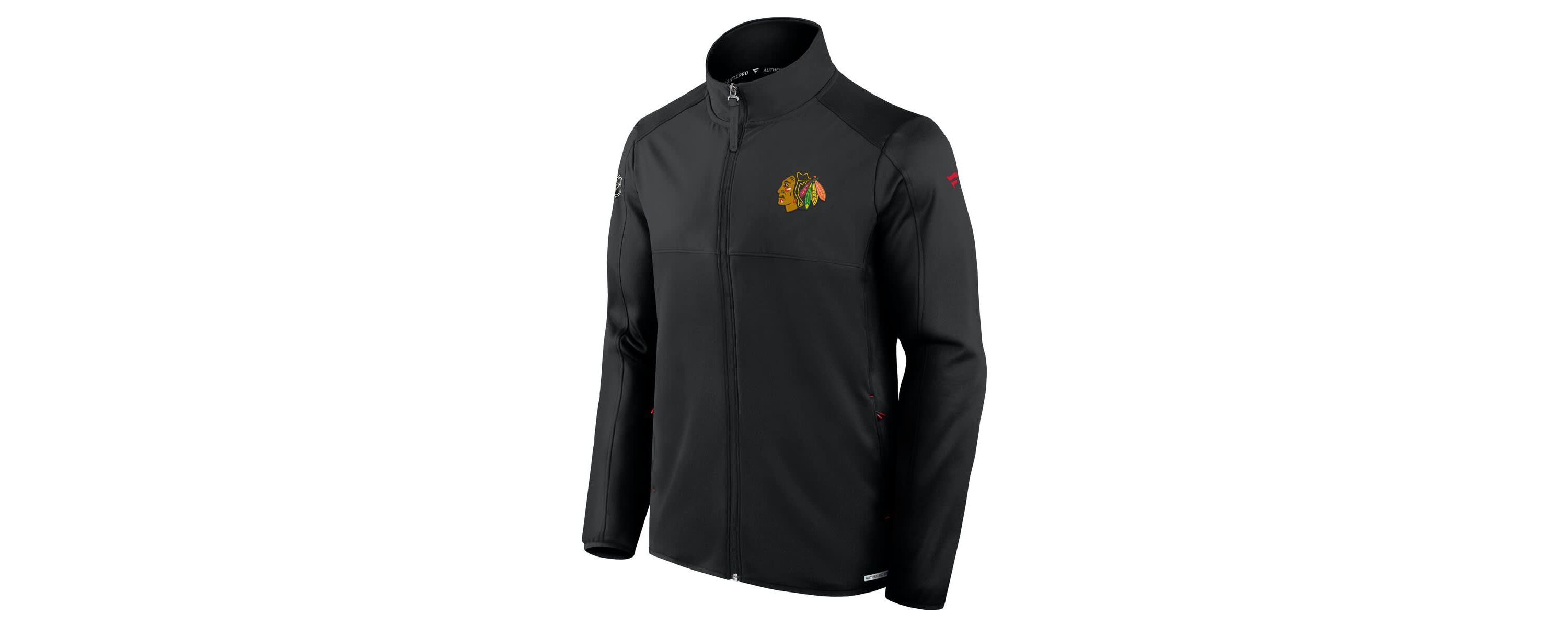 NHL Fanatics Chicago Blackhawks Authentic Pro Rink Fleece Full-Zip Jacket