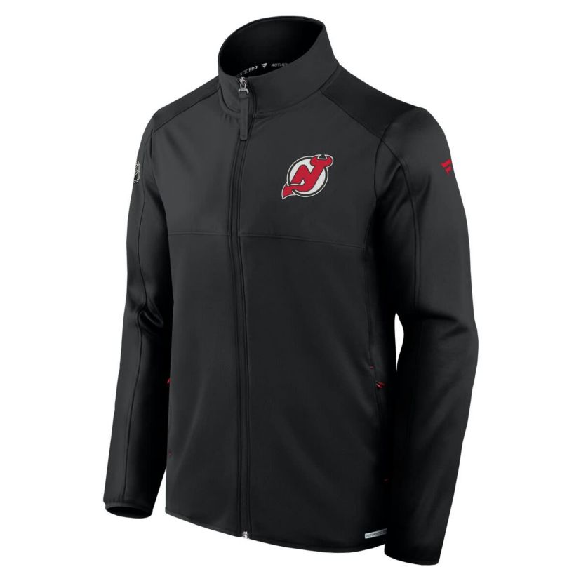 NHL Fanatics New Jersey Devils Authentic Pro Rink Fleece Full-Zip Jacket