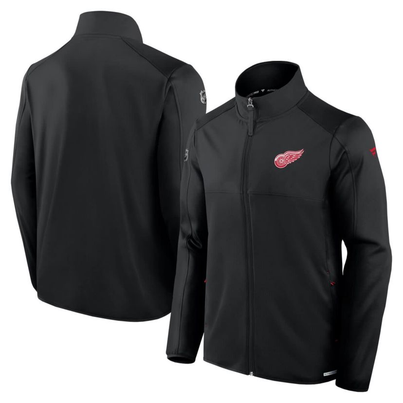 NHL Fanatics Detroit Wings Authentic Pro Rink Fleece Full-Zip Jacket
