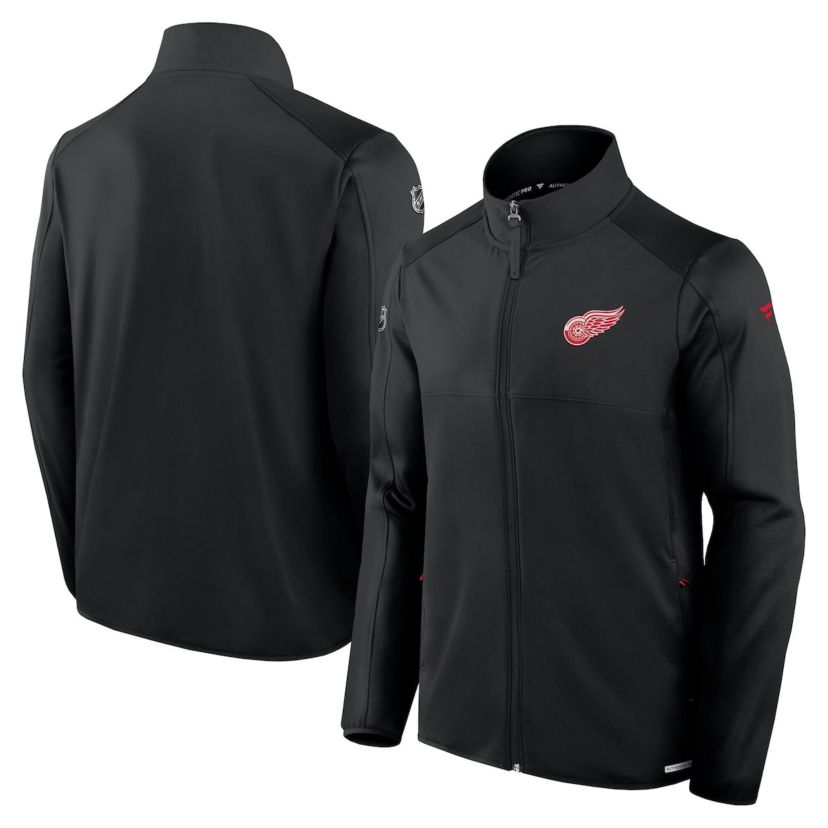 NHL Fanatics Detroit Wings Authentic Pro Rink Fleece Full-Zip Jacket