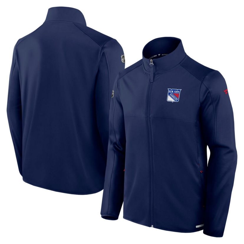 NHL Fanatics New York Rangers Authentic Pro Rink Fleece Full-Zip Jacket