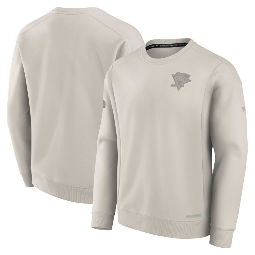 NHL Fanatics Pittsburgh Penguins Authentic Pro Road Fleece Pullover Sweatshirt