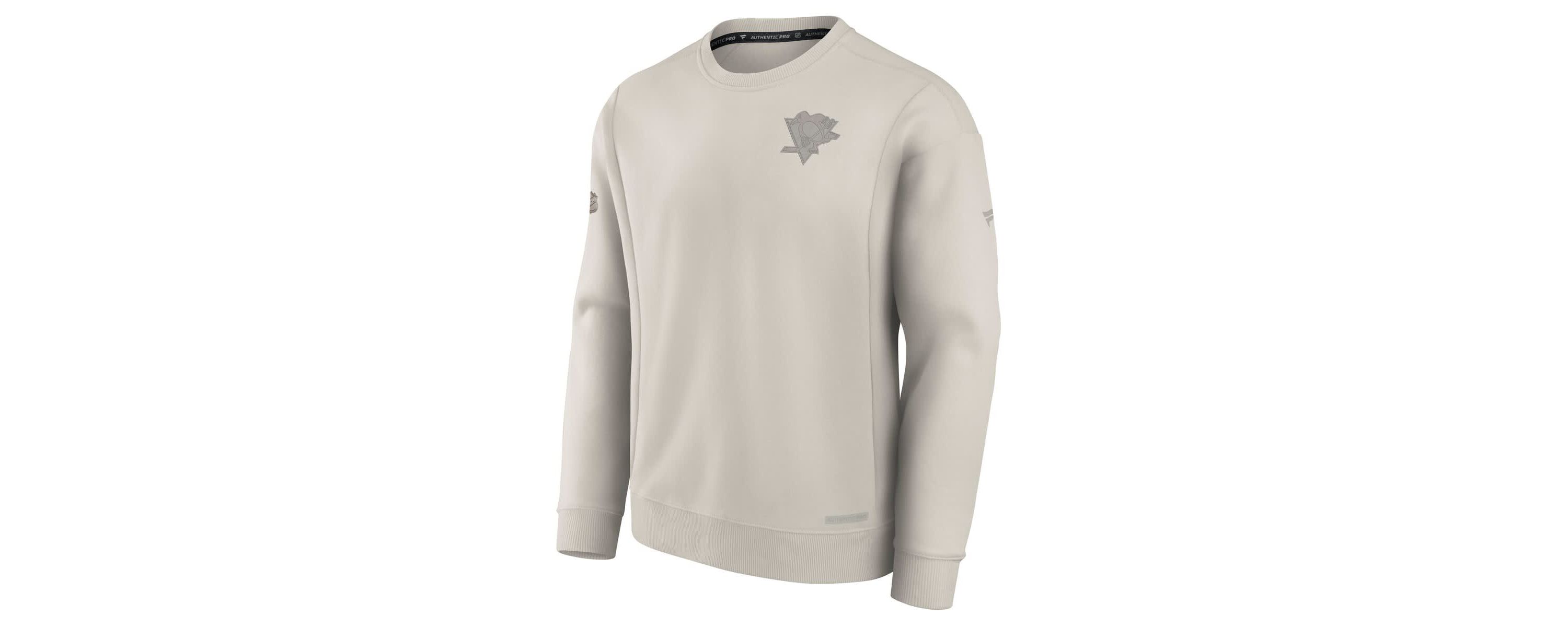 NHL Fanatics Pittsburgh Penguins Authentic Pro Road Fleece Pullover Sweatshirt