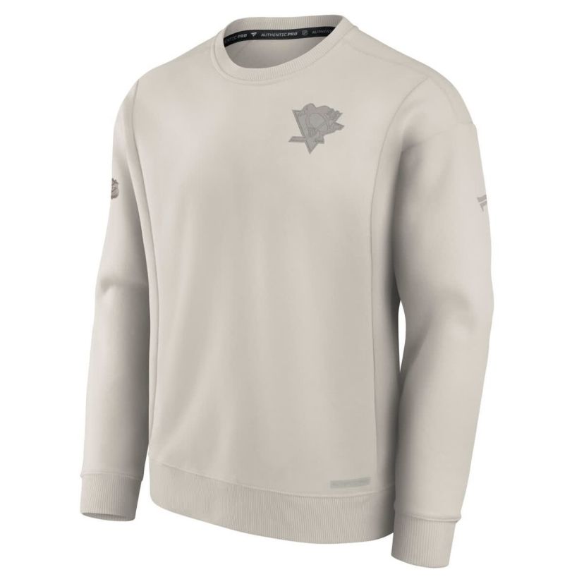 NHL Fanatics Pittsburgh Penguins Authentic Pro Road Fleece Pullover Sweatshirt