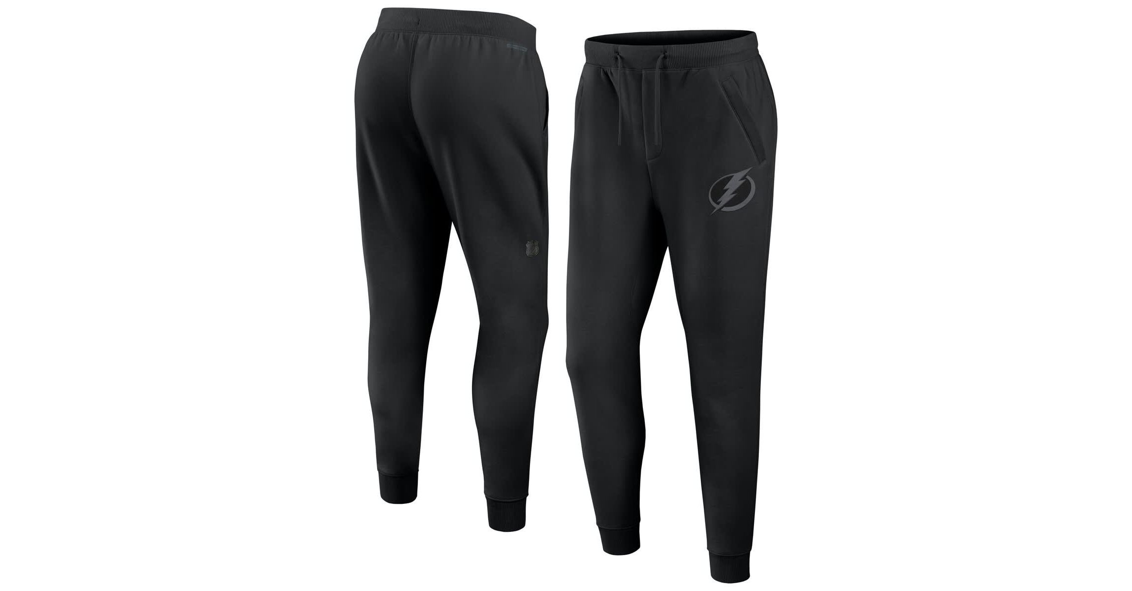 NHL Fanatics Tampa Bay Lightning Authentic Pro Road Fleece Sweatpants