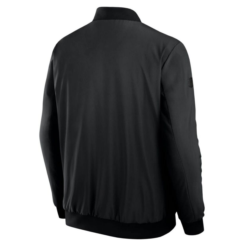 NHL Fanatics Chicago Blackhawks Authentic Pro Road Full-Zip Bomber Jacket
