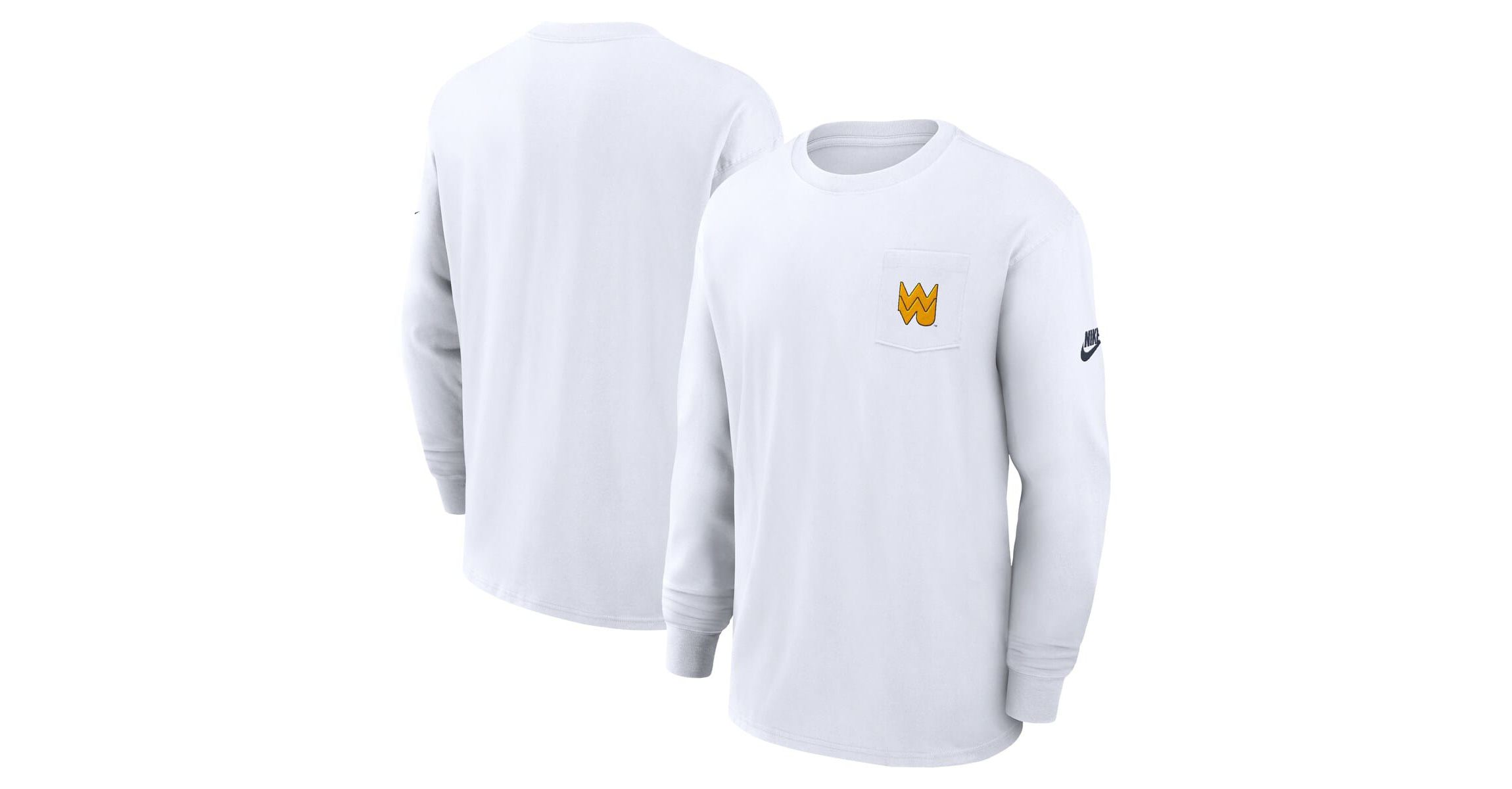 NCAA Nike West Virginia Mountaineers Legacy Max90 Pocket Long Sleeve T-Shirt