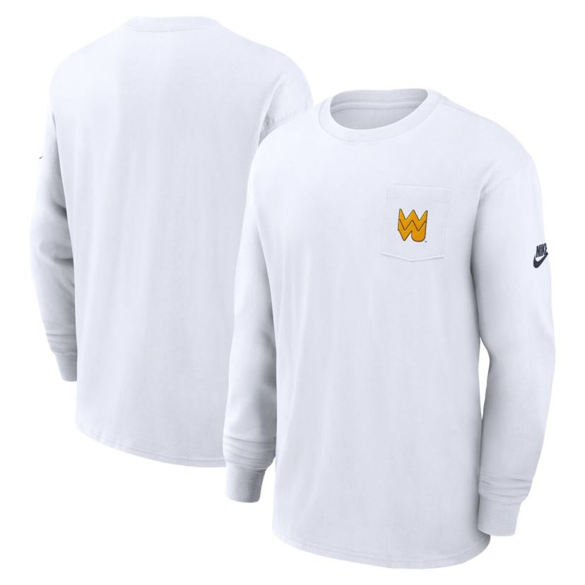 NCAA Nike West Virginia Mountaineers Legacy Max90 Pocket Long Sleeve T-Shirt