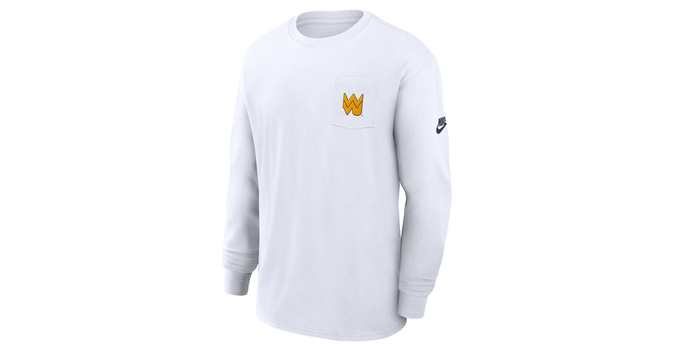 NCAA Nike West Virginia Mountaineers Legacy Max90 Pocket Long Sleeve T-Shirt