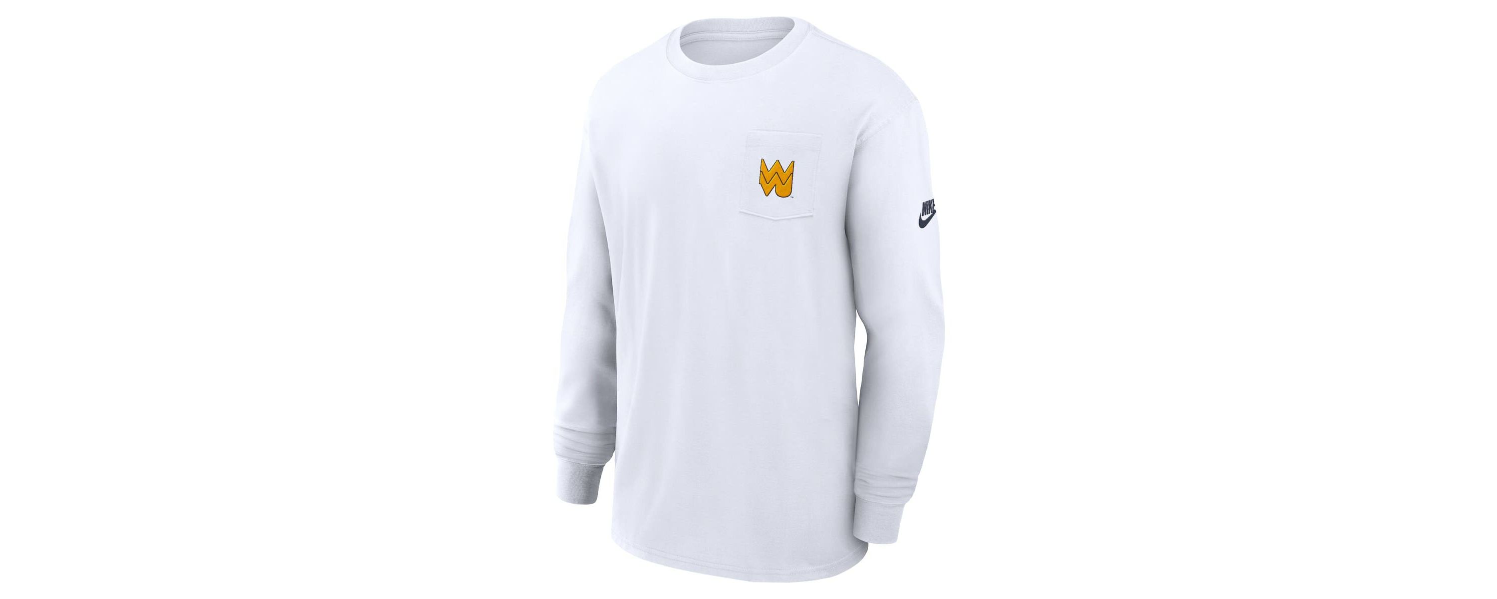 NCAA Nike West Virginia Mountaineers Legacy Max90 Pocket Long Sleeve T-Shirt