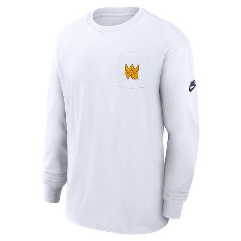 NCAA Nike West Virginia Mountaineers Legacy Max90 Pocket Long Sleeve T-Shirt