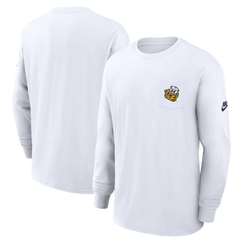 NCAA Nike Michigan Wolverines Legacy Max90 Pocket Long Sleeve T-Shirt