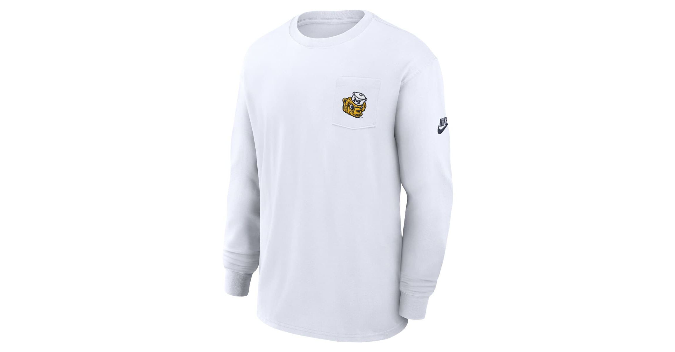 NCAA Nike Michigan Wolverines Legacy Max90 Pocket Long Sleeve T-Shirt