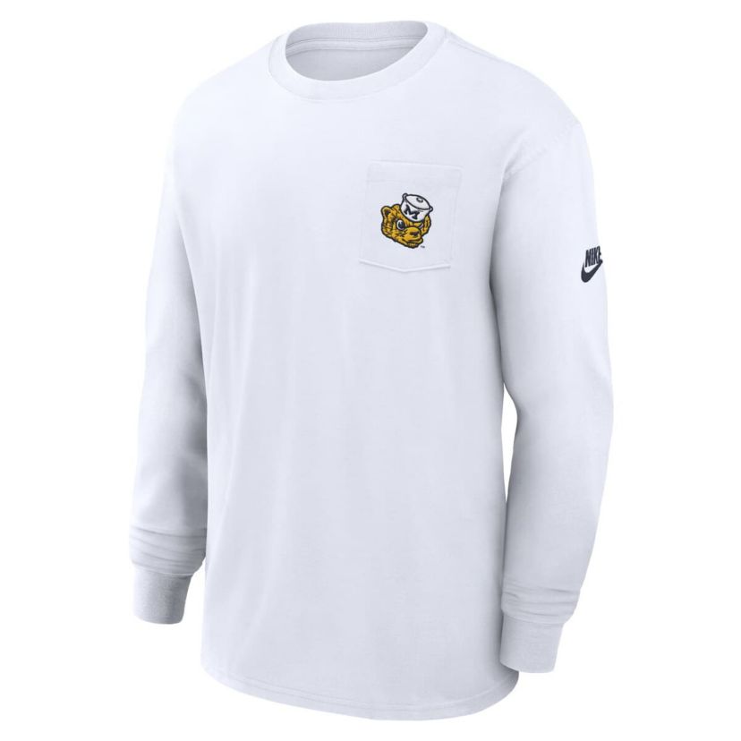 NCAA Nike Michigan Wolverines Legacy Max90 Pocket Long Sleeve T-Shirt