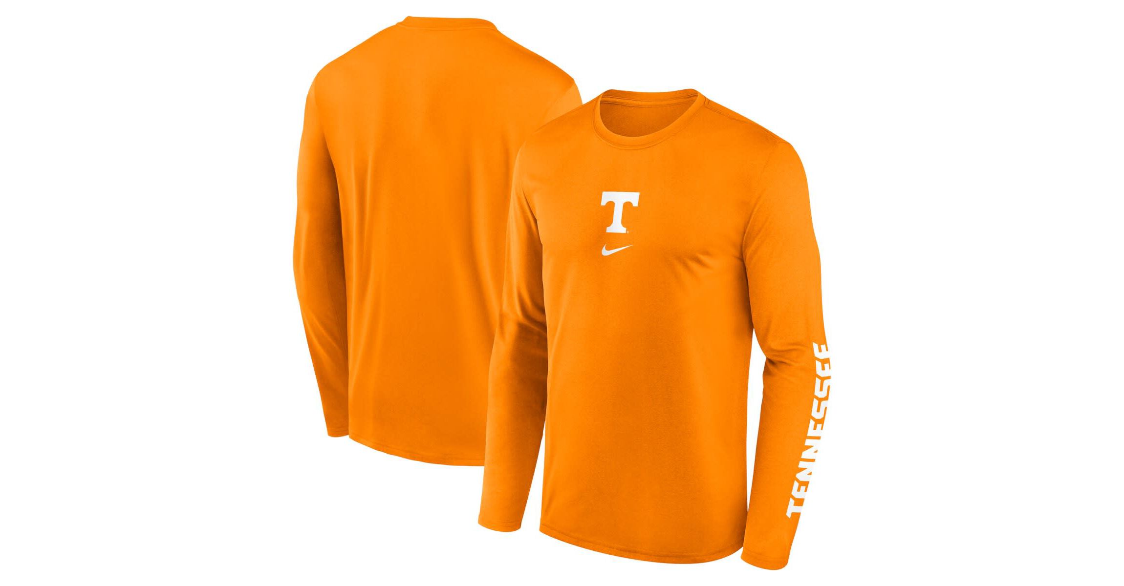 NCAA Nike Tennessee Tennessee Volunteers Primetime Two-Hit Legend Dri-FIT Long Sleeve T-Shirt