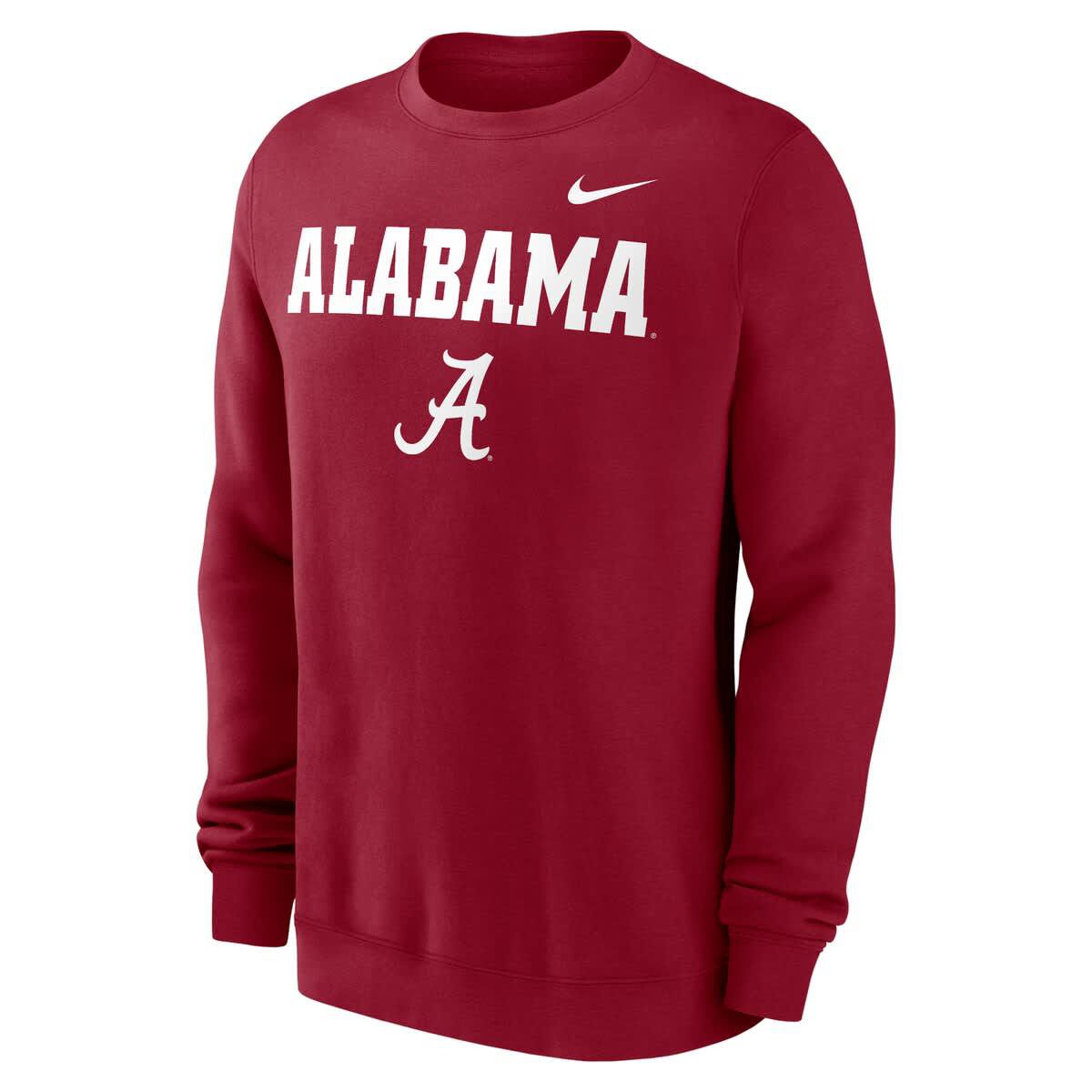 Alabama Crimson Tide NCAA Nike Alabama Tide Primetime Primary Stack Pullover Sweatshirt
