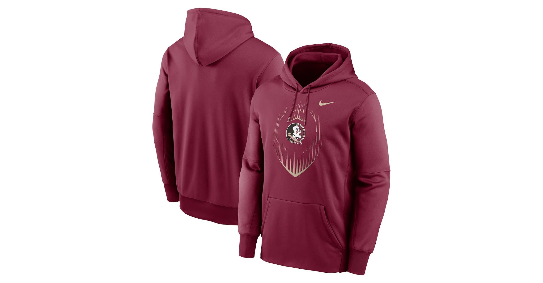 NCAA Nike Florida State Seminoles Icon Football Performance Pullover Hoodie