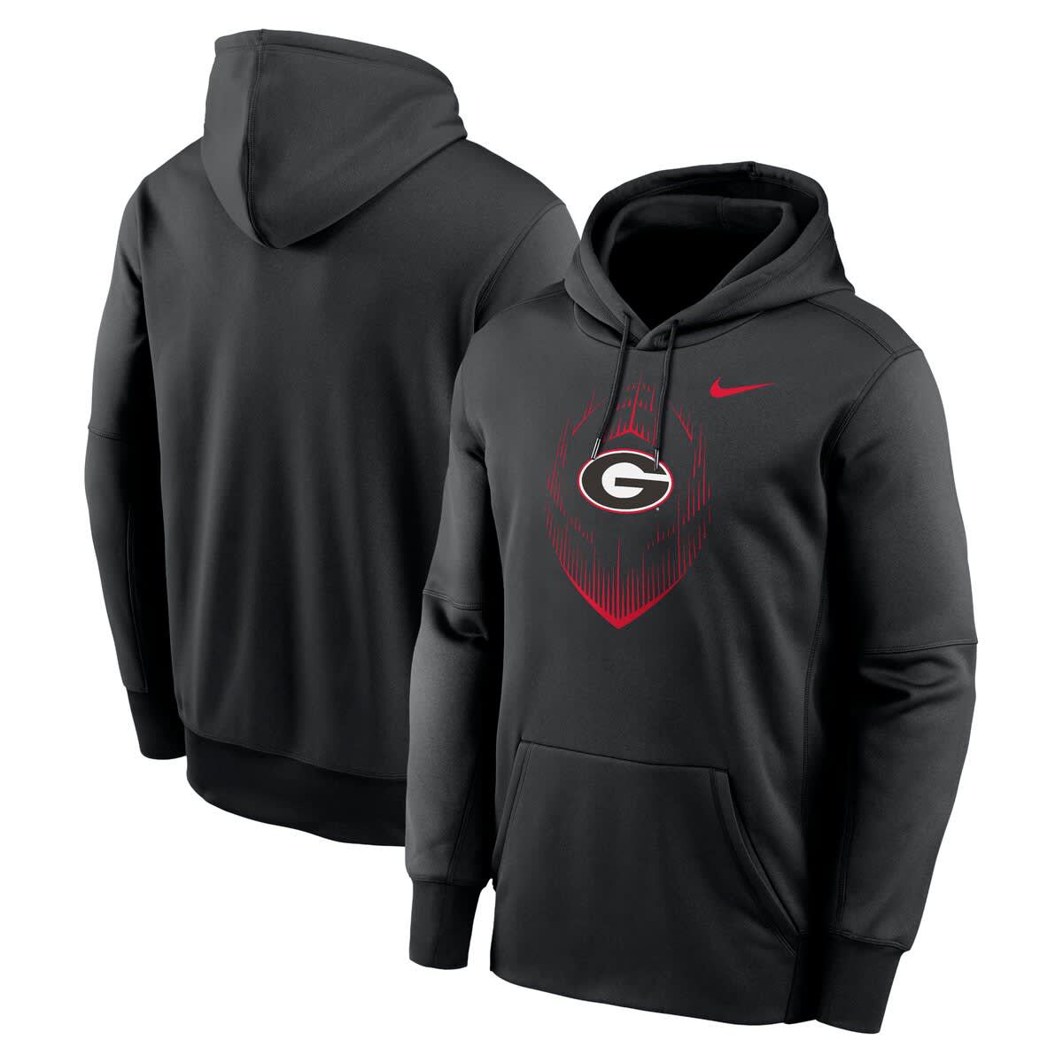 NCAA Nike Georgia Bulldogs Icon Football Performance Pullover Hoodie