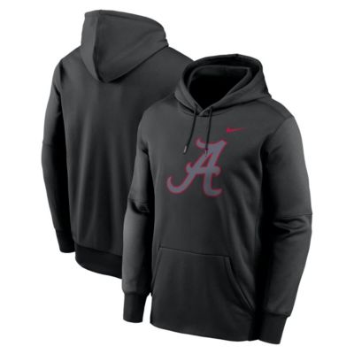 Men's Alabama Crimson Tide NCAA Nike Alabama Tide Color Pop Performance Fleece Pullover Hoodie, Black, 2XL