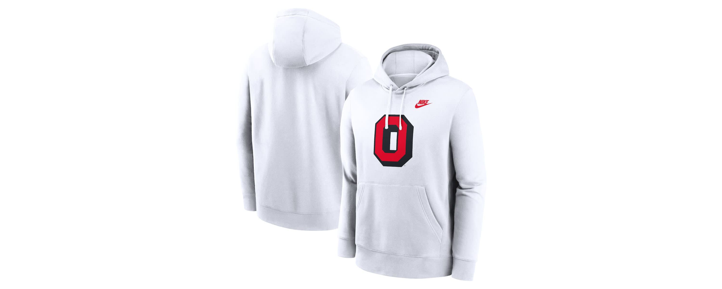 NCAA Nike Ohio State Buckeyes Legacy Logo Club Fleece Pullover Hoodie