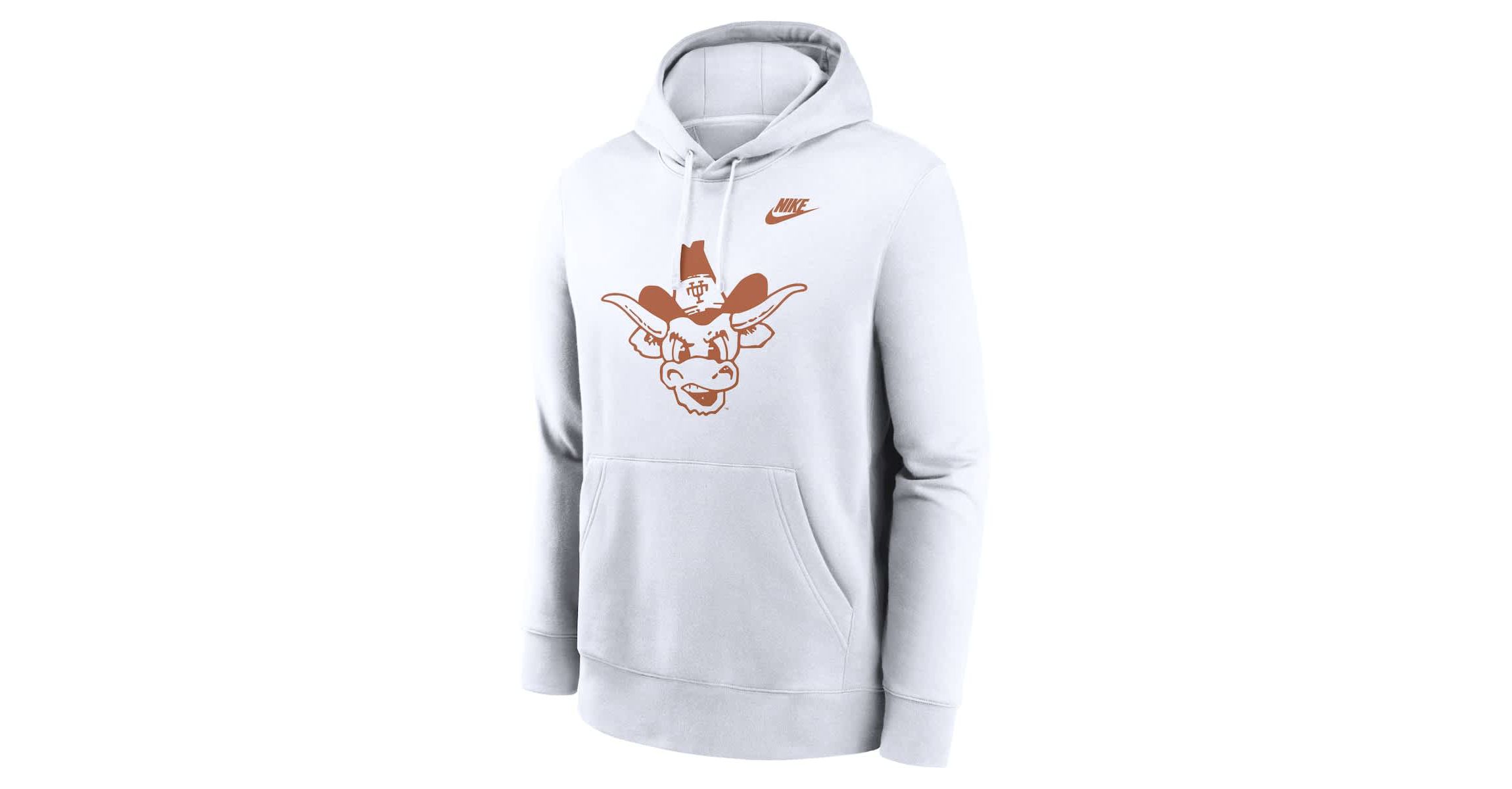 NCAA Nike Texas Longhorns Legacy Logo Club Fleece Pullover Hoodie