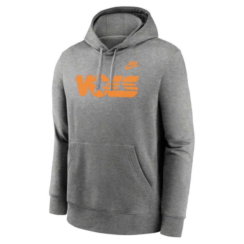 NCAA Nike Tennessee Volunteers Legacy Logo Club Fleece Pullover Hoodie