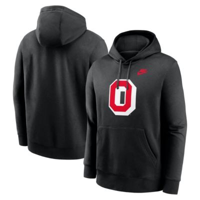 Men's NCAA Nike Ohio State Buckeyes Legacy Logo Club Fleece Pullover Hoodie