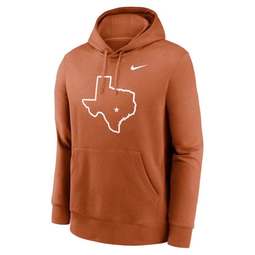 NCAA Nike Texas Texas Longhorns Primetime Alternate Logo Club Fleece Pullover Hoodie